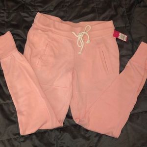 Pink sweatpants